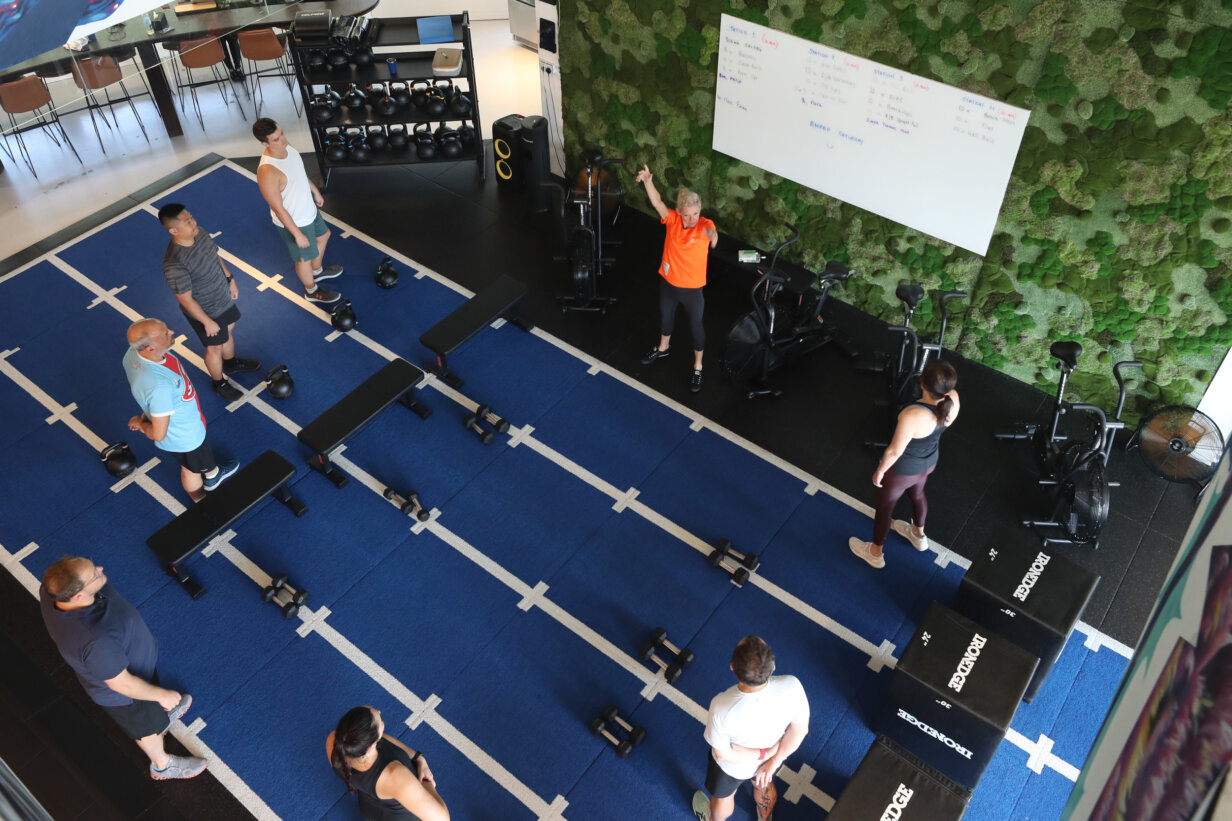 Coach Cook Group Class Top View